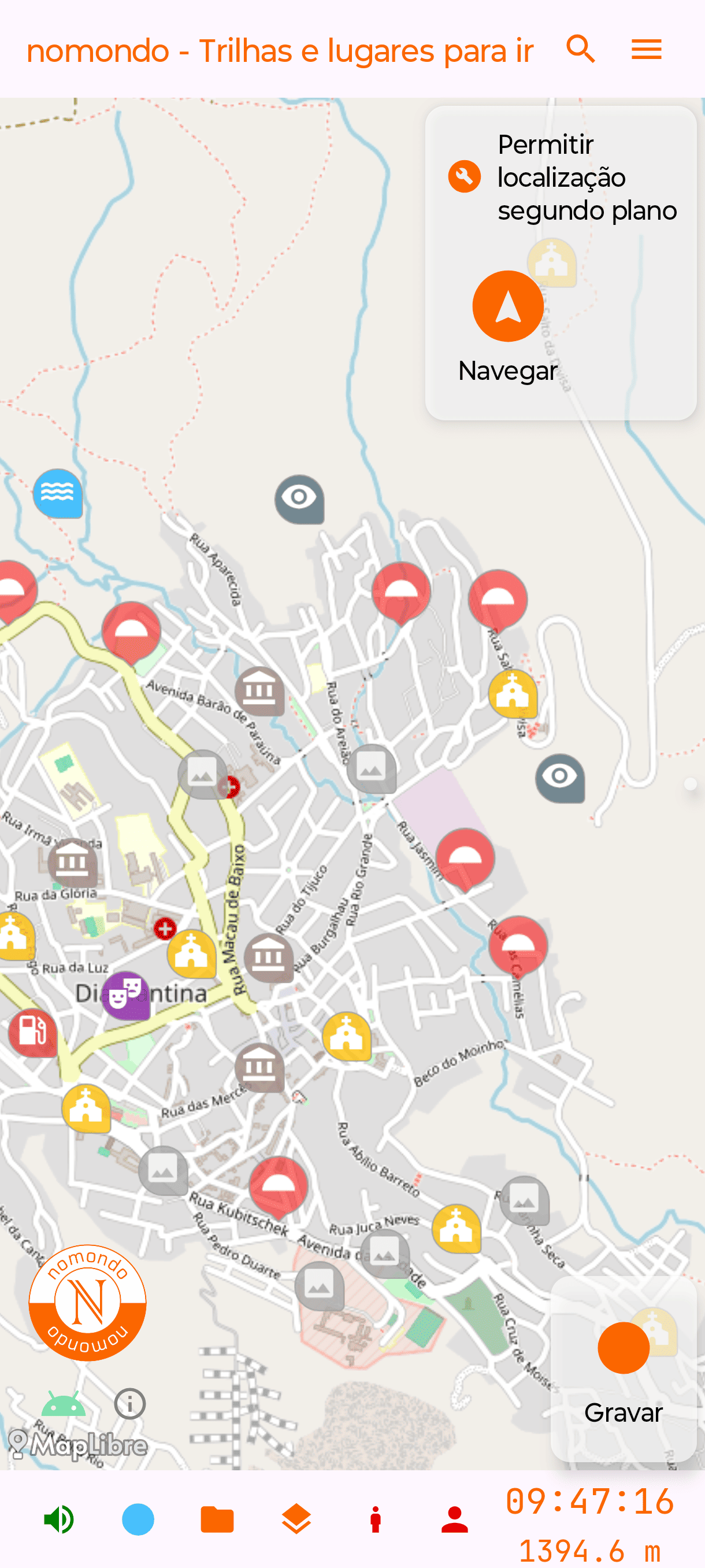 Permissão de localização do aplicativo Android